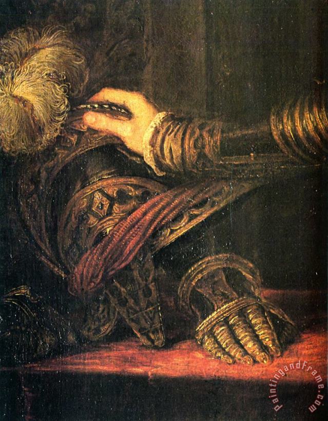 Titian Philipp Ii, As Prince [detail 1] Art Print
